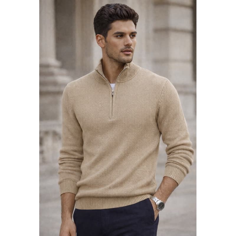 Blusa Suéter basico meio ziper,fabricado em linha de altíssima qualidade.