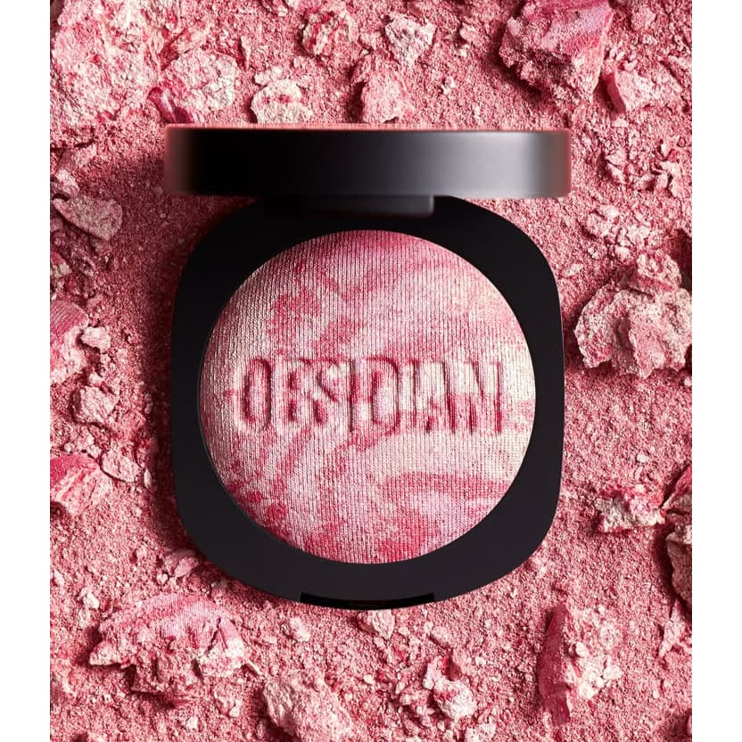 Blush Compacto Obsidian Carved In Marble RubyRose - Multifuncional Blush Iluminador e Sombra