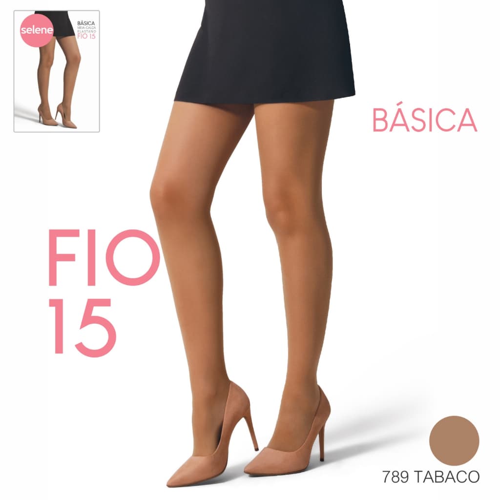 Meia Calça Dedinhos de Fora Selene Feminina Com Lycra Sem Costura 9805
