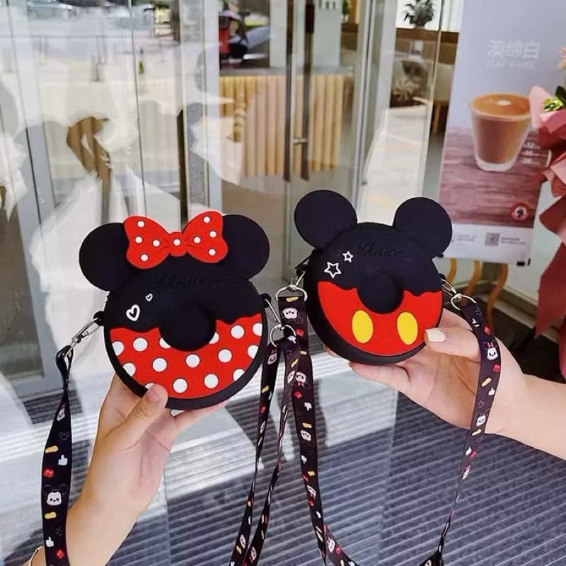 Bolsa De Silicone Para Infantil Criança Minnie