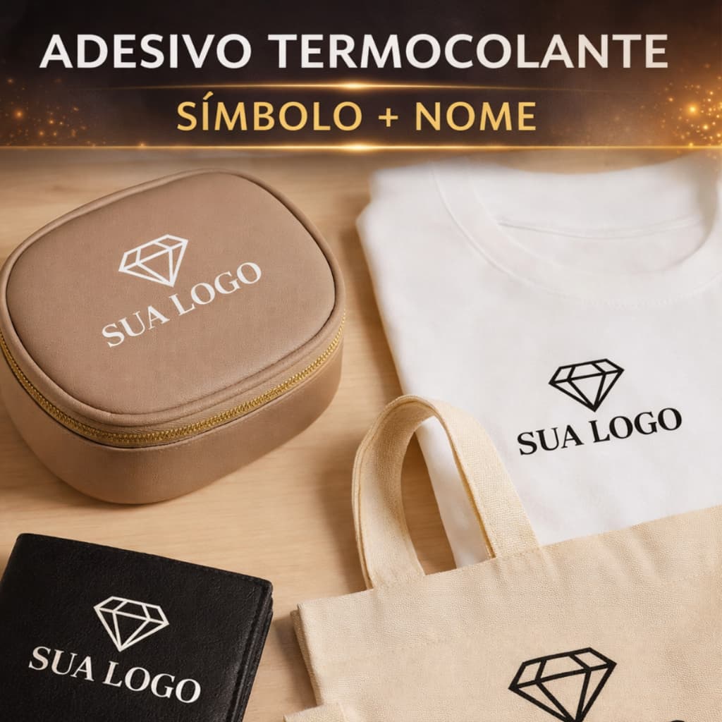 Etiqueta Personalizada DTF para Roupas – Logo Própria | Adesivo Termocolante Premium