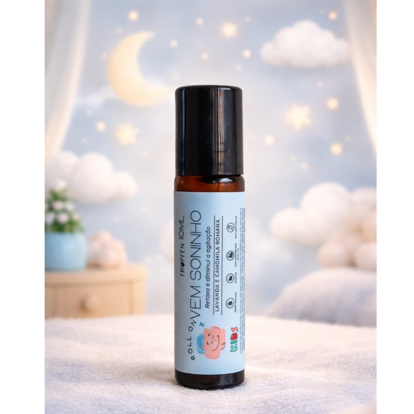 Aromaterapia Infantil Soninho para Bebê Dormir Natural Blend Óleos Essenciais