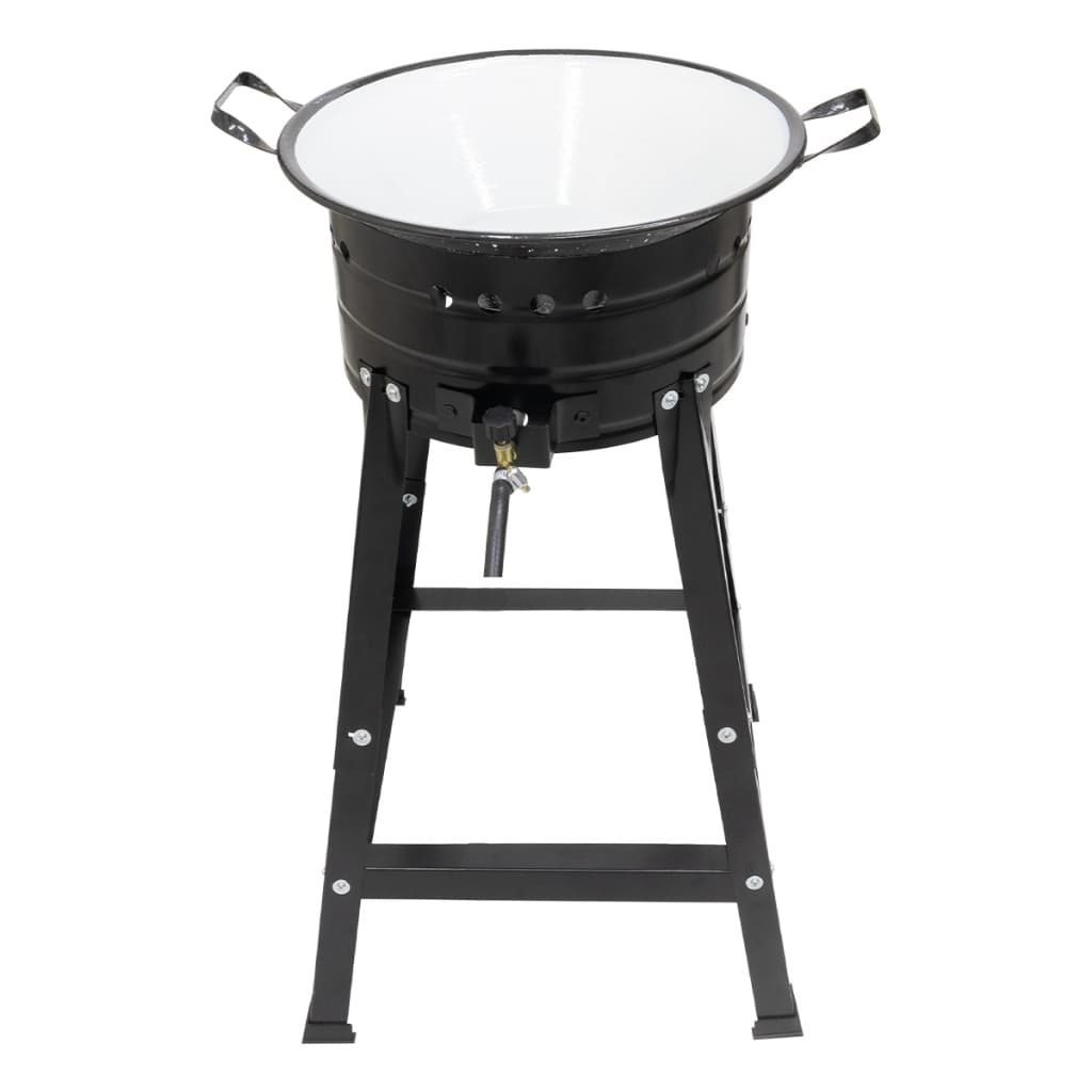 Fritadeira Fritador Gas Tacho 16 Pasteleiro Kit Alta-pressão Para Salgados e Pastel