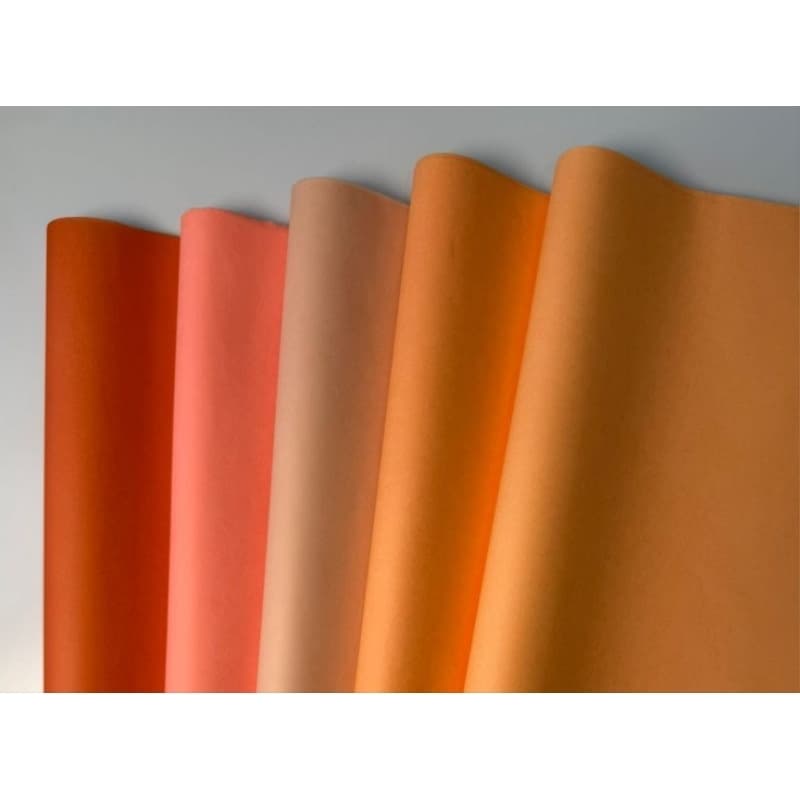 Papel de Seda - Degrade de Pêssego pct 100 folhas,Embalagem, Embrulhos, Pipas e Rococós