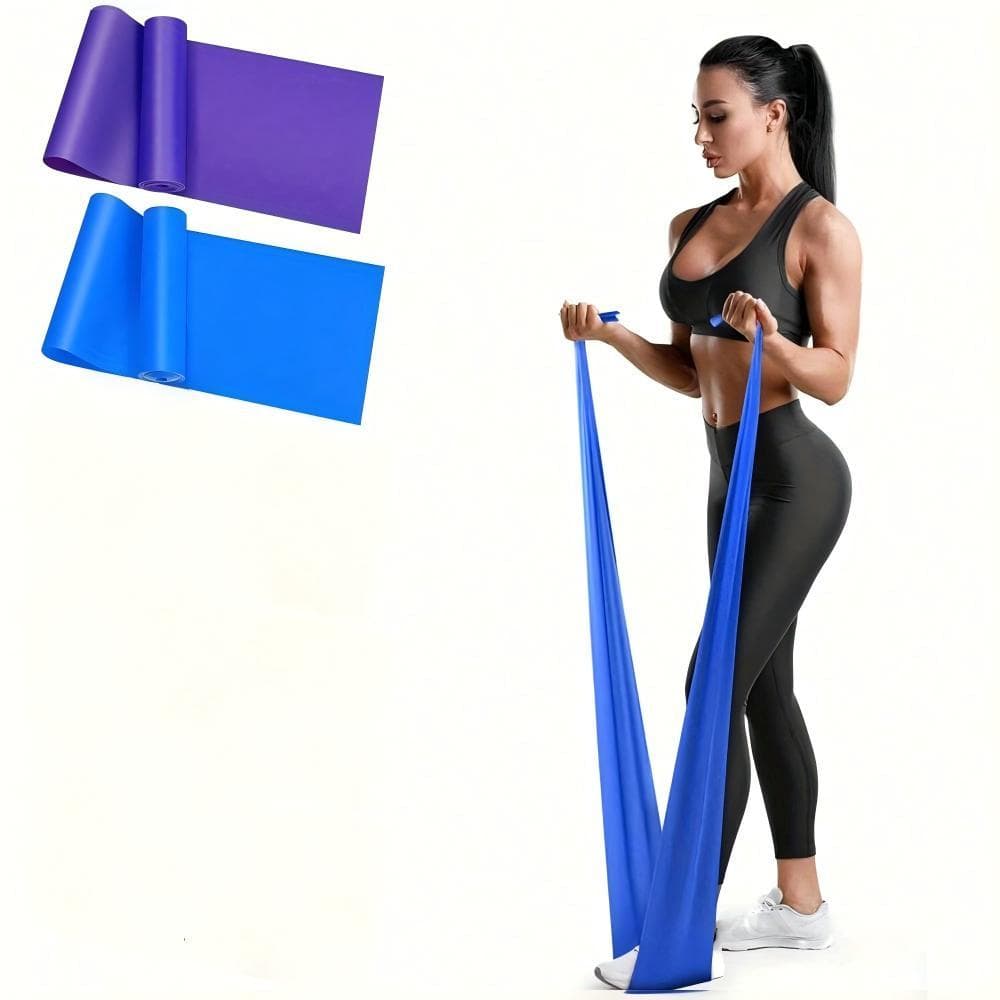 Faixa Elástica 1,5 Metro Espessura 0.35mm Para Exercícios Multifuncionais