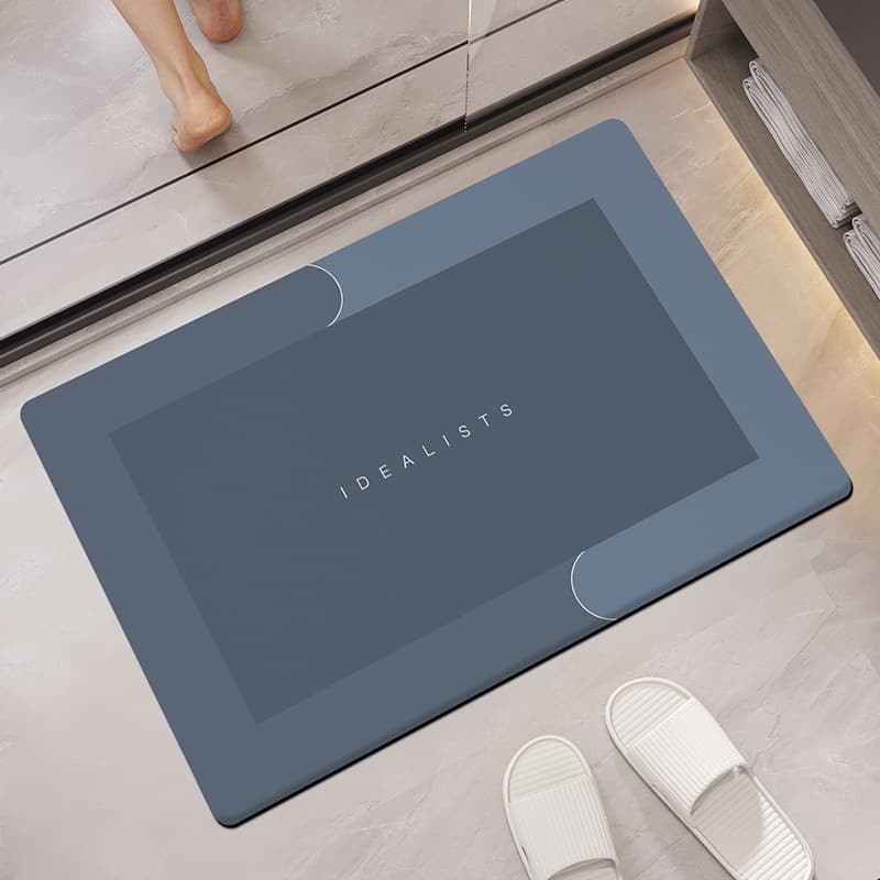 Tapete de Banheiro Antiderrapante e Absorvente , Secagem Rápida, Macio e Durável , Cores e Estampas Sortidas