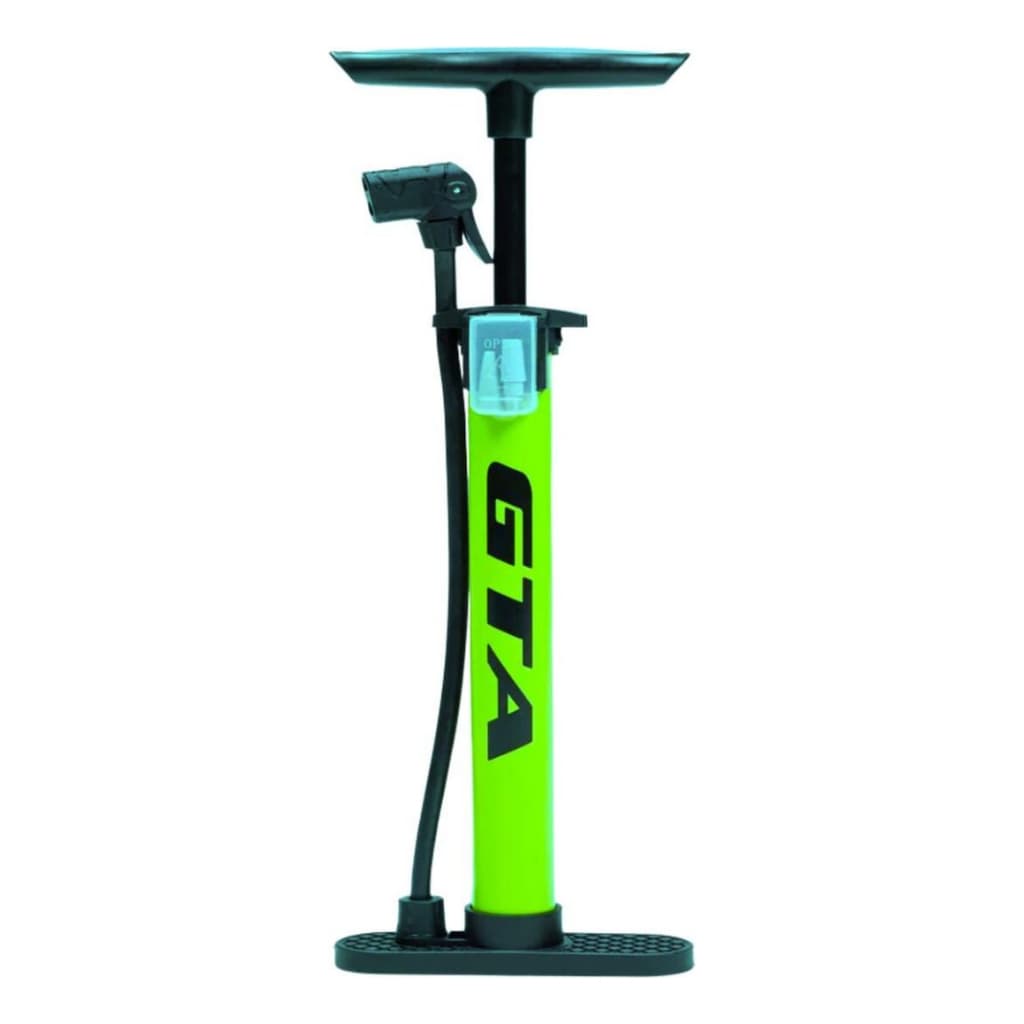 Bomba de Ar Manual GTA Válvulas Presta Schrader Bike Moto Pressão 120psi Verde