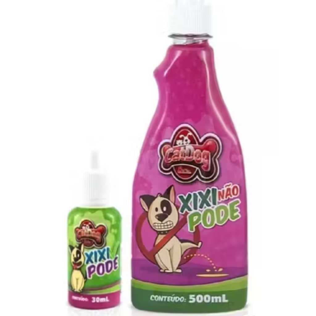 Kit Educador Para Cachorros Cães Xixi Não Pode 500ml + Xixi Pode 30ml Adestramento
