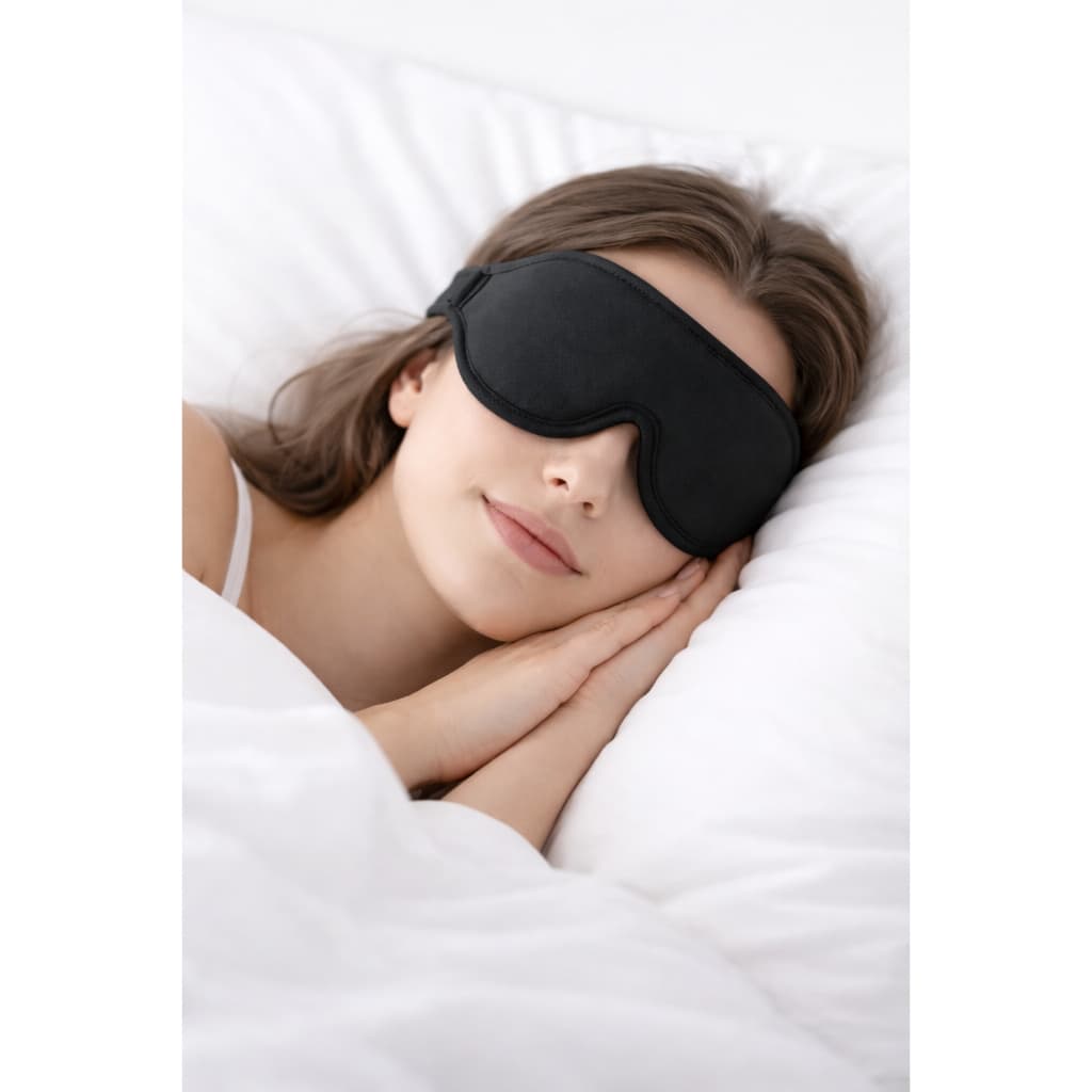 Máscara de Dormir Blackout  Anatômica Espuma Confortavel 3D Tapa Olho Sem Pressão Premium