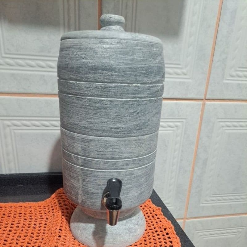 filtro pedra natural 5l (2,5 cada parte)
