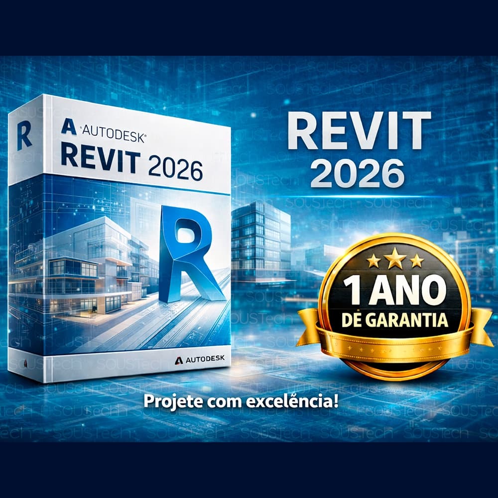Revit 2026 Permanente / Português 1 Ano De Garantia