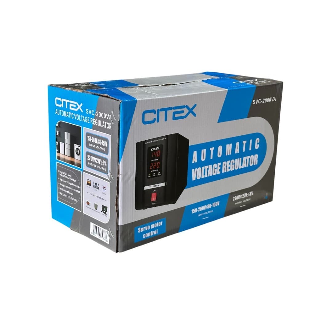 SVC-2000VA 127 e 220V 2KVA ESTABILIZADOR DE ENERGIA (653)