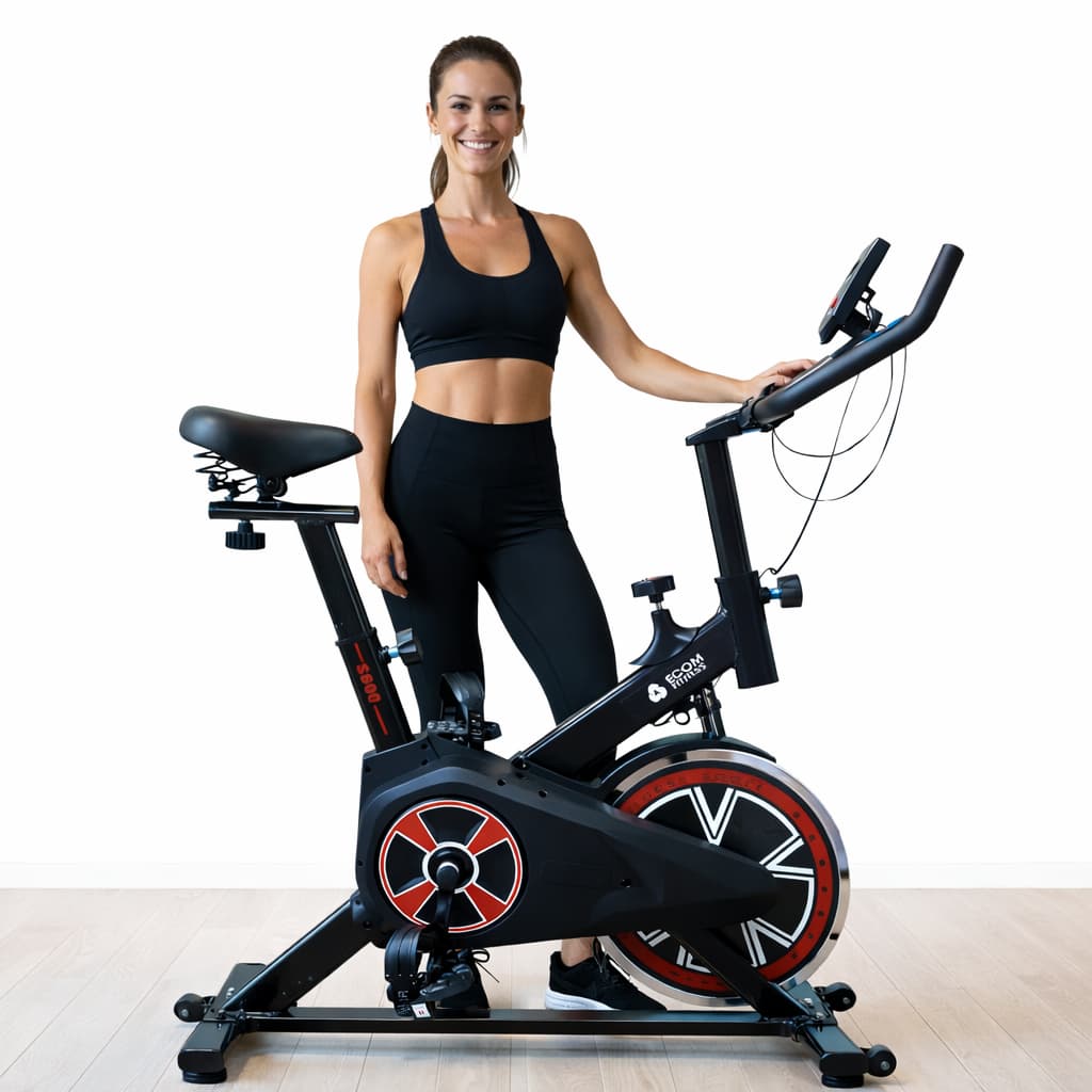 Bicicleta Ergométrica Spinning Academia Roda de Inércia 6 Kg