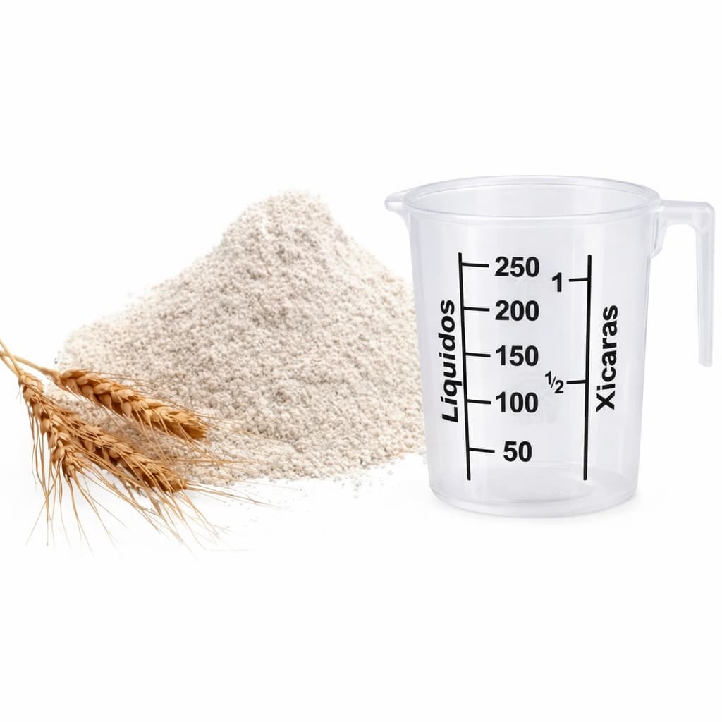 Kit Jarra Medidora Graduada 250 ml Cozinha Padaria Bpafree Microondas Freezer_cozinha Panificadora