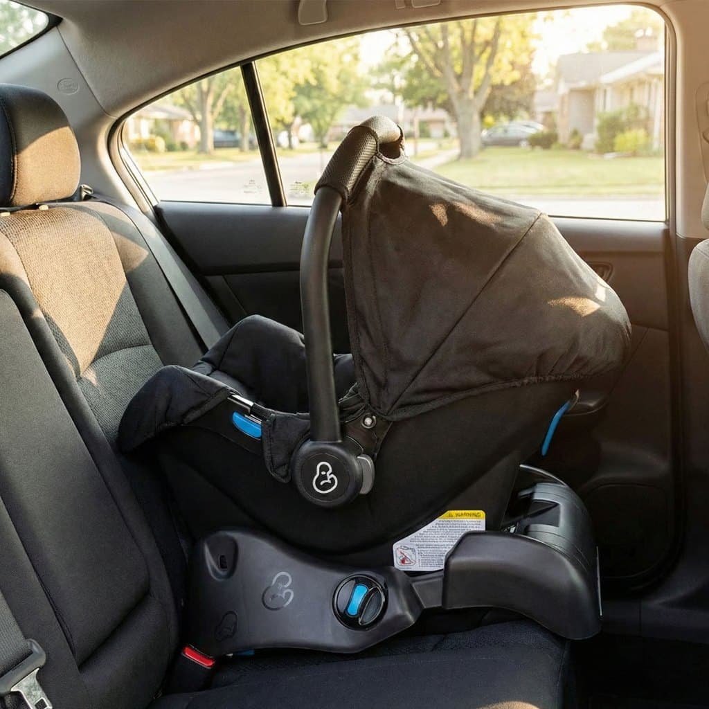 Bebê Conforto Grid Preto 0-13kg + Base Veicular Galzerano