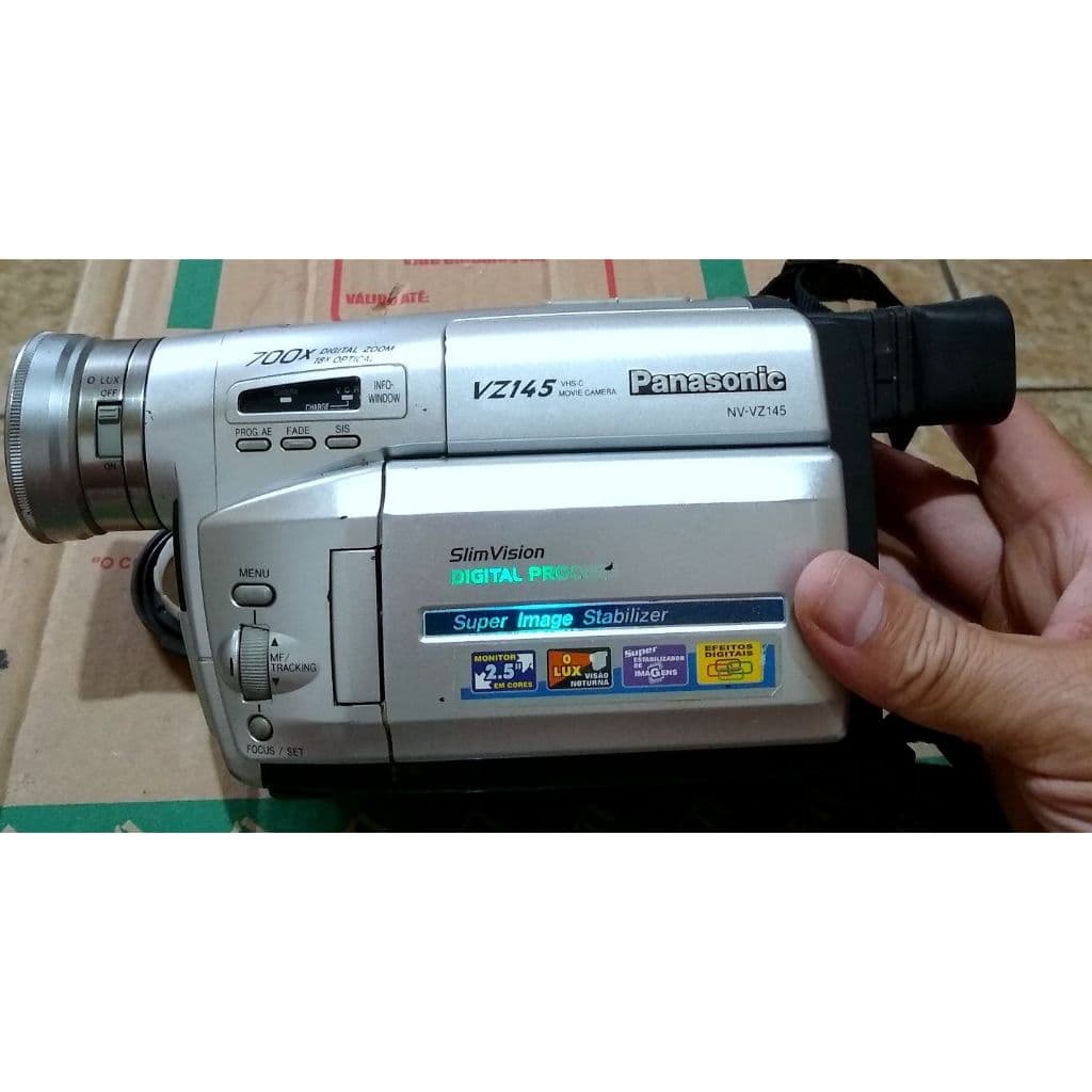 📹✨ FILMADORA PANASONIC NV-VZ145BR – OPORTUNIDADE PARA COLECIONADOR OU REPOSIÇÃO DE PEÇAS! ✨📹