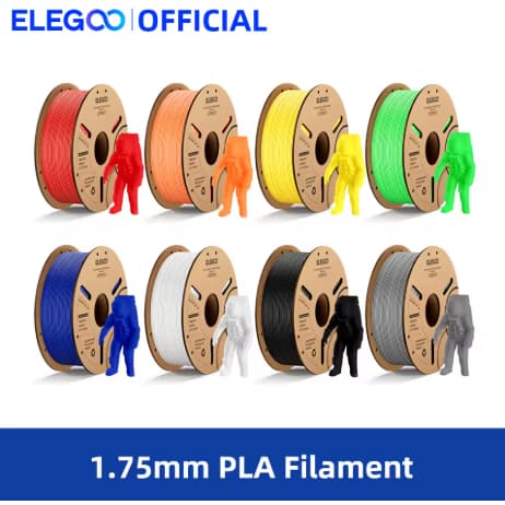 Filamento Petg 1.75 MM Cores Variadas para Impressora 3D Elegoo