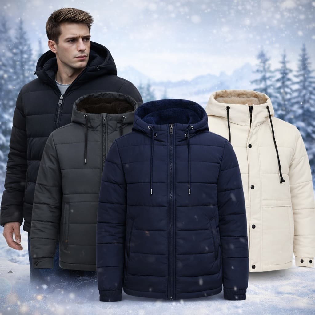 Jaqueta Bobojaco Casaco Forrada Peluciada Inverno Neve Frio Impermeável Intenso Com Punho