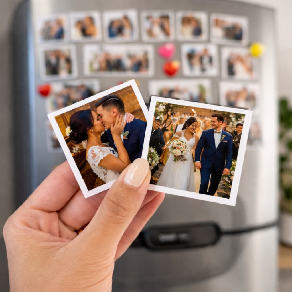 Foto Ímã de Geladeira Personalizado 5x5cm | Revelação Fotográfica Profissional