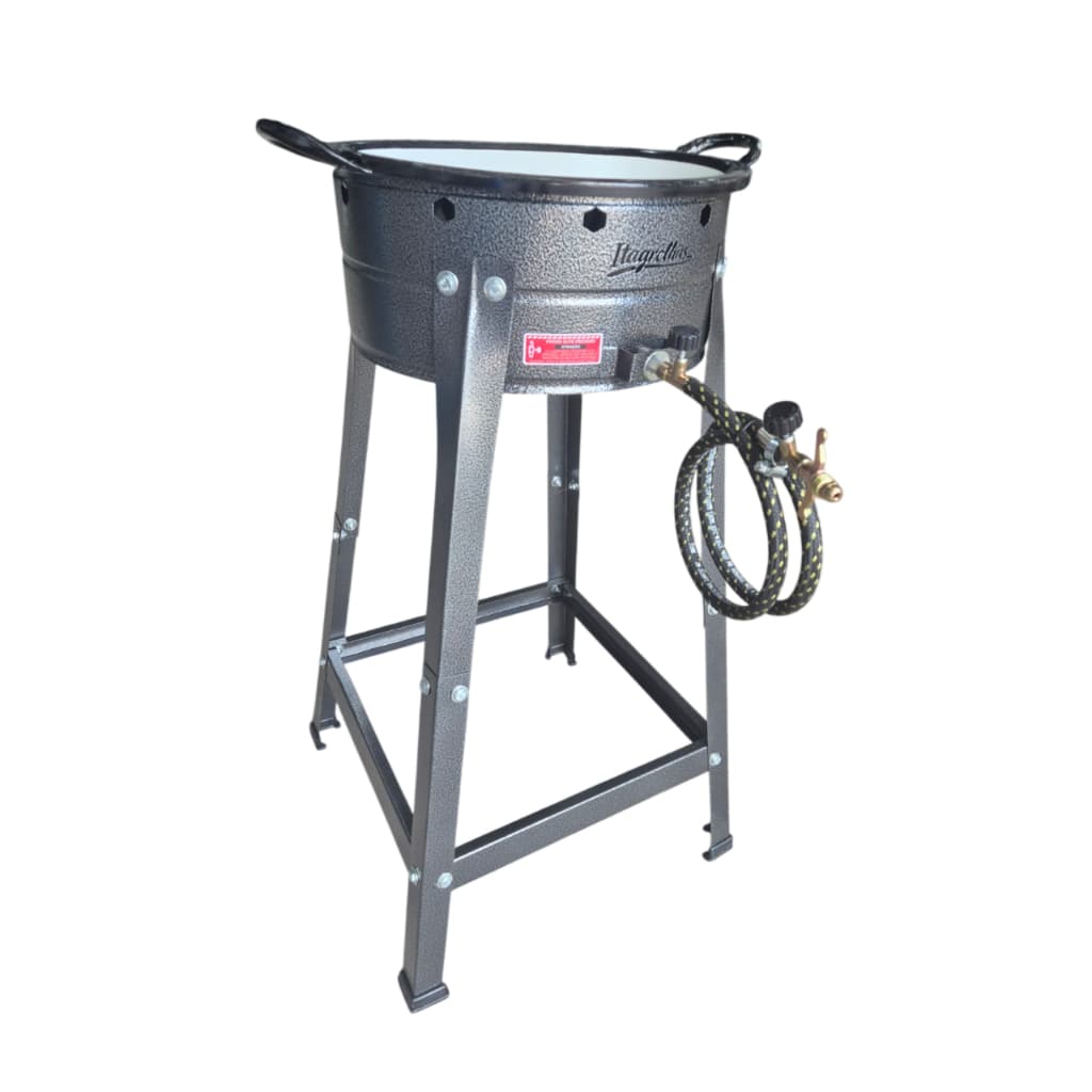 Fritador Pasteleiro Alta Pressão + Tacho 5 Litros Itagrelhas