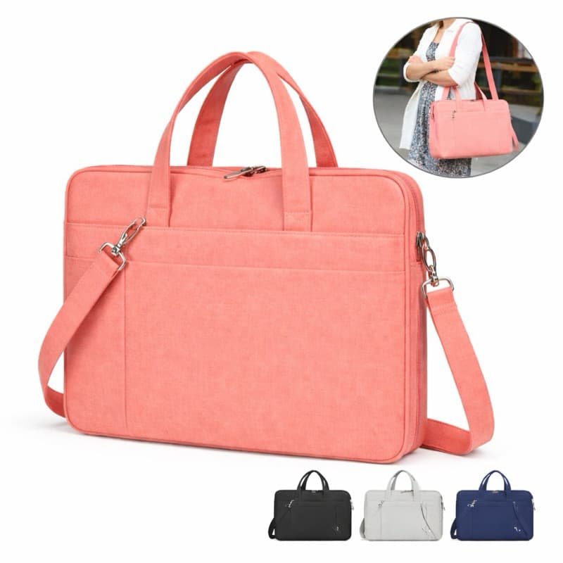 Bolsa para Notebook Premium A Prova d'agua com Alça Capa 15 Polegadas Maleta Protetora Case Pasta