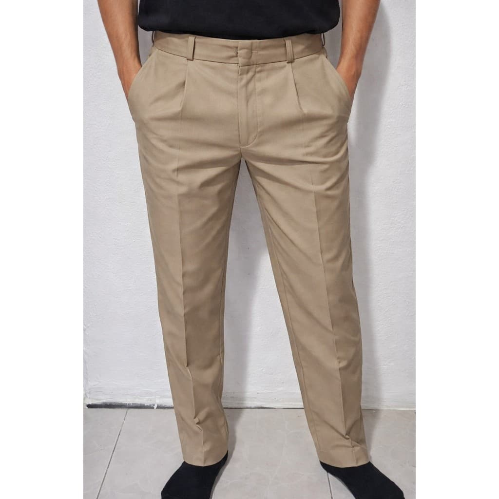 Calça Esporte Fino Tergal Masculina Lisa Social Moderna Slim Preço Baixo
