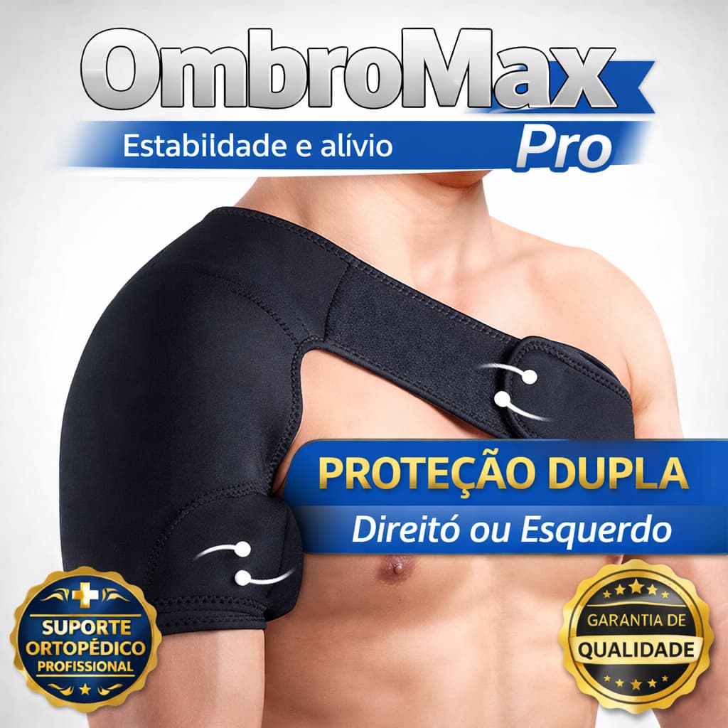 Ombreira Ortopédica Suporte de Ombro, Dois Lados Neoprene Ajustável, Alívio da Dor, Lesões e Treino