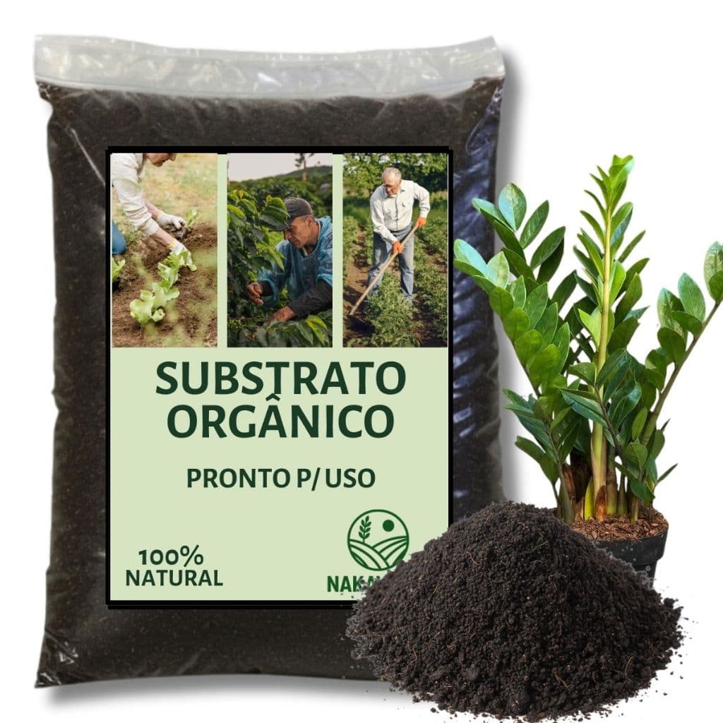 Substrato Orgânico Para Zamioculca Terra Adubada Nutritiva Pronta Para Uso Enraizamento Premium