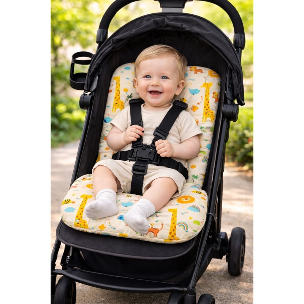 Colchonete Almofada Para Todos Os Carrinho de Bebê