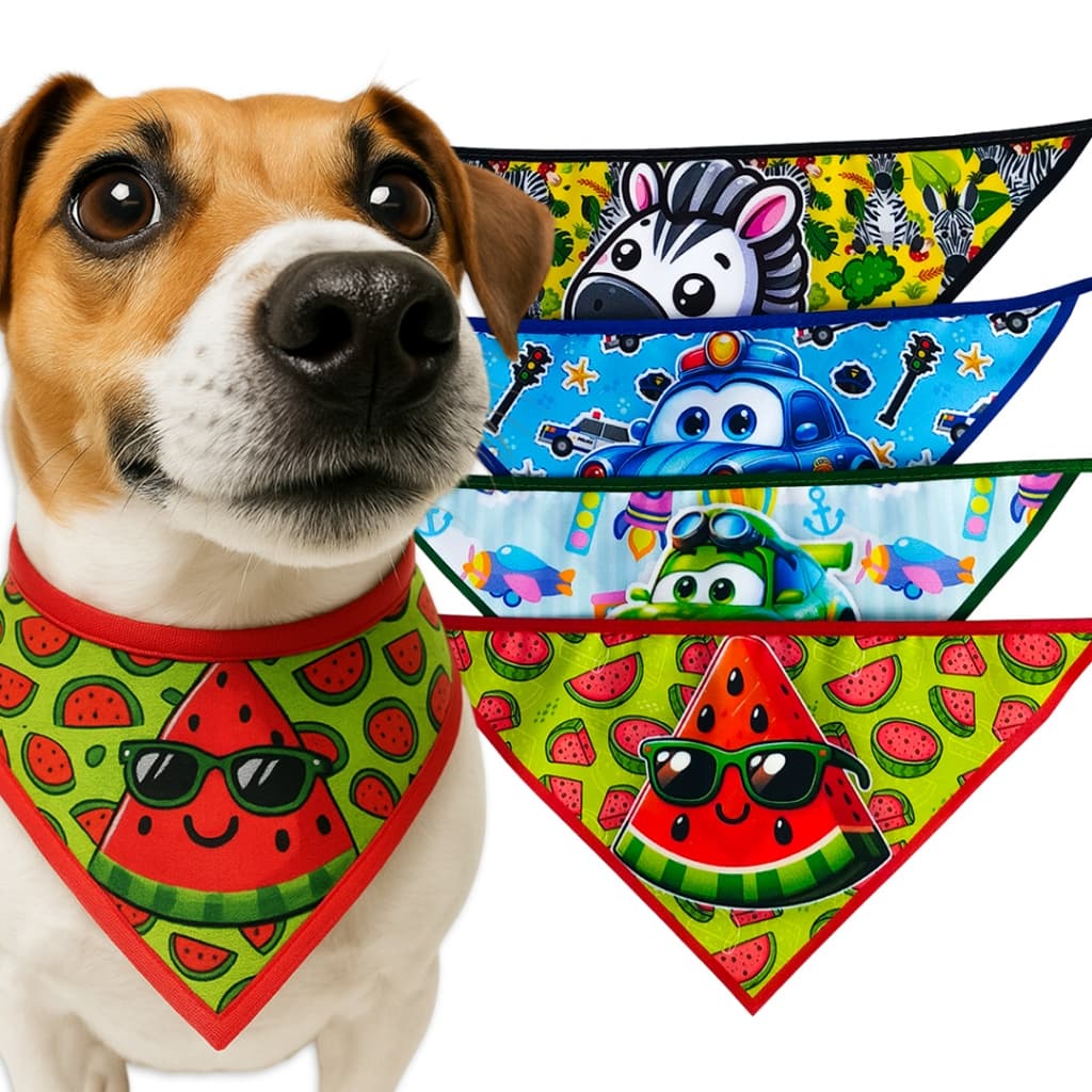 Kit Bandana Pet Macho Star 100 ou 200 Unidades - Pet Shop Banho E Tosa Laços p/Cães e Gatos