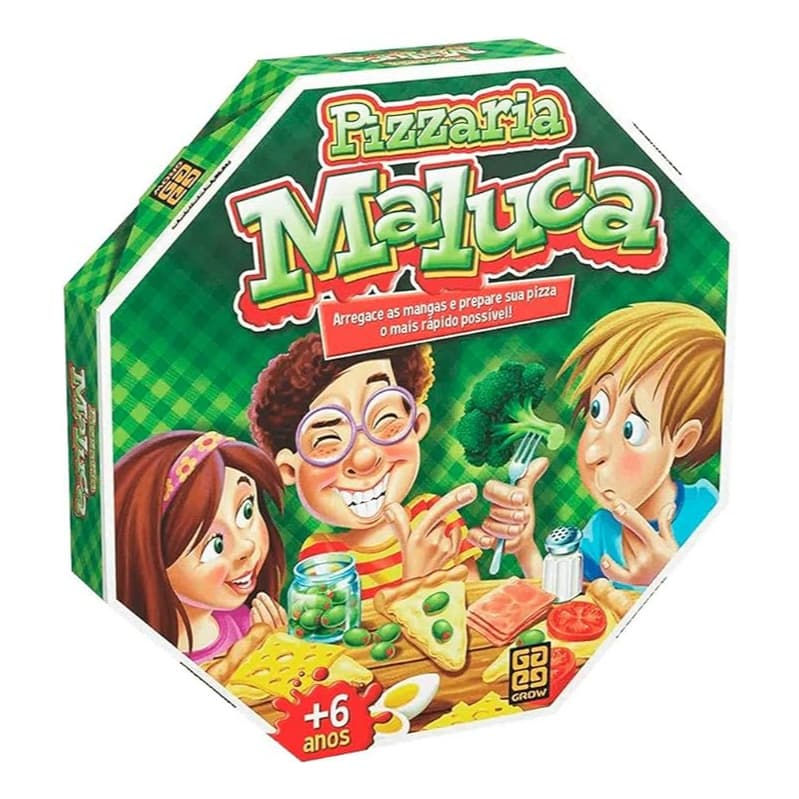 Jogo Pizzaria Maluca Original Grow