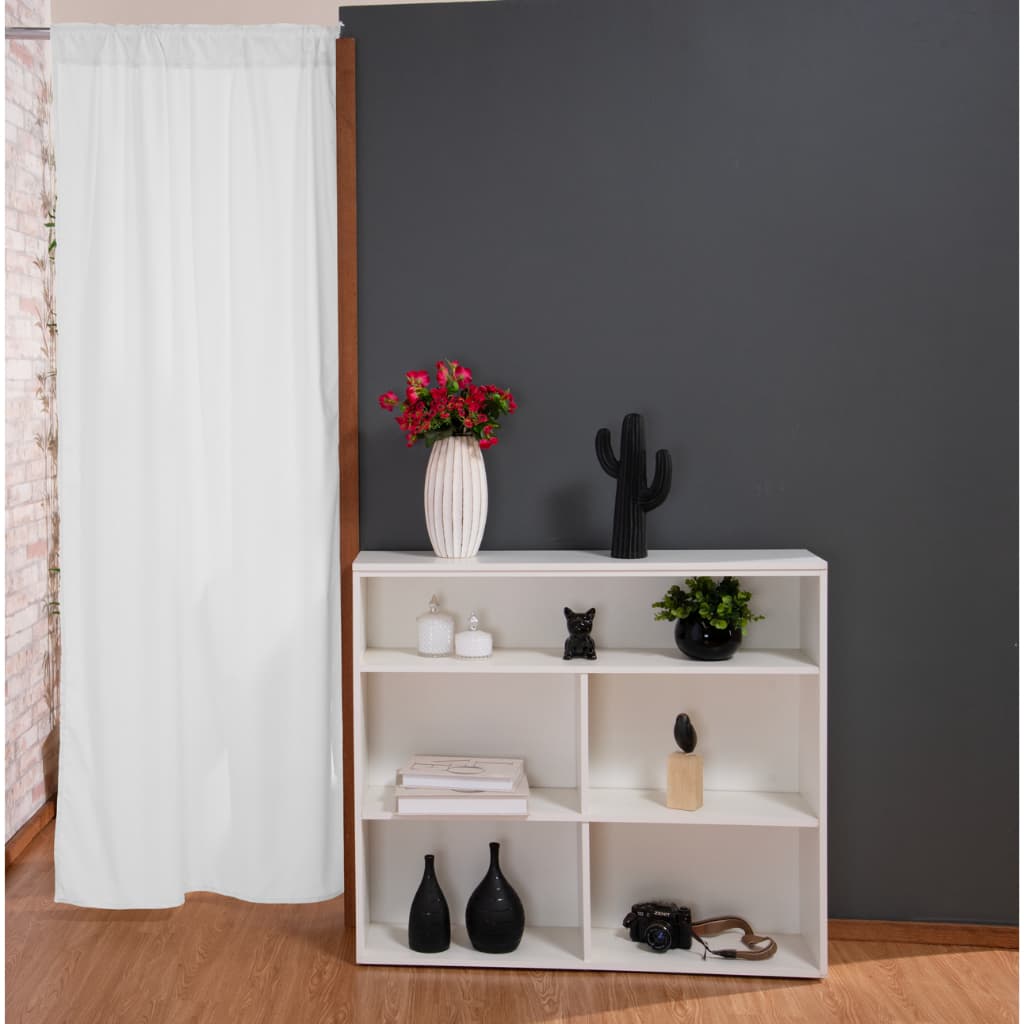 Cortina para Porta e Corredor Estilo Voil Para Varão Sala Quarto e Cozinha