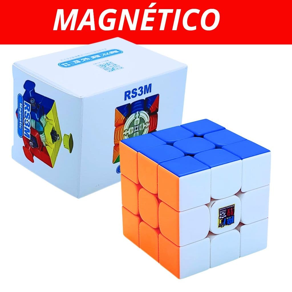 Cubo mágico magnético 3x3x3 moyu RS3M 3x3