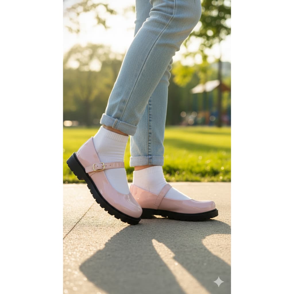 Sapatilha Infantil Menina Boneca Tratorada Verniz Mary Jane 20 ao 28