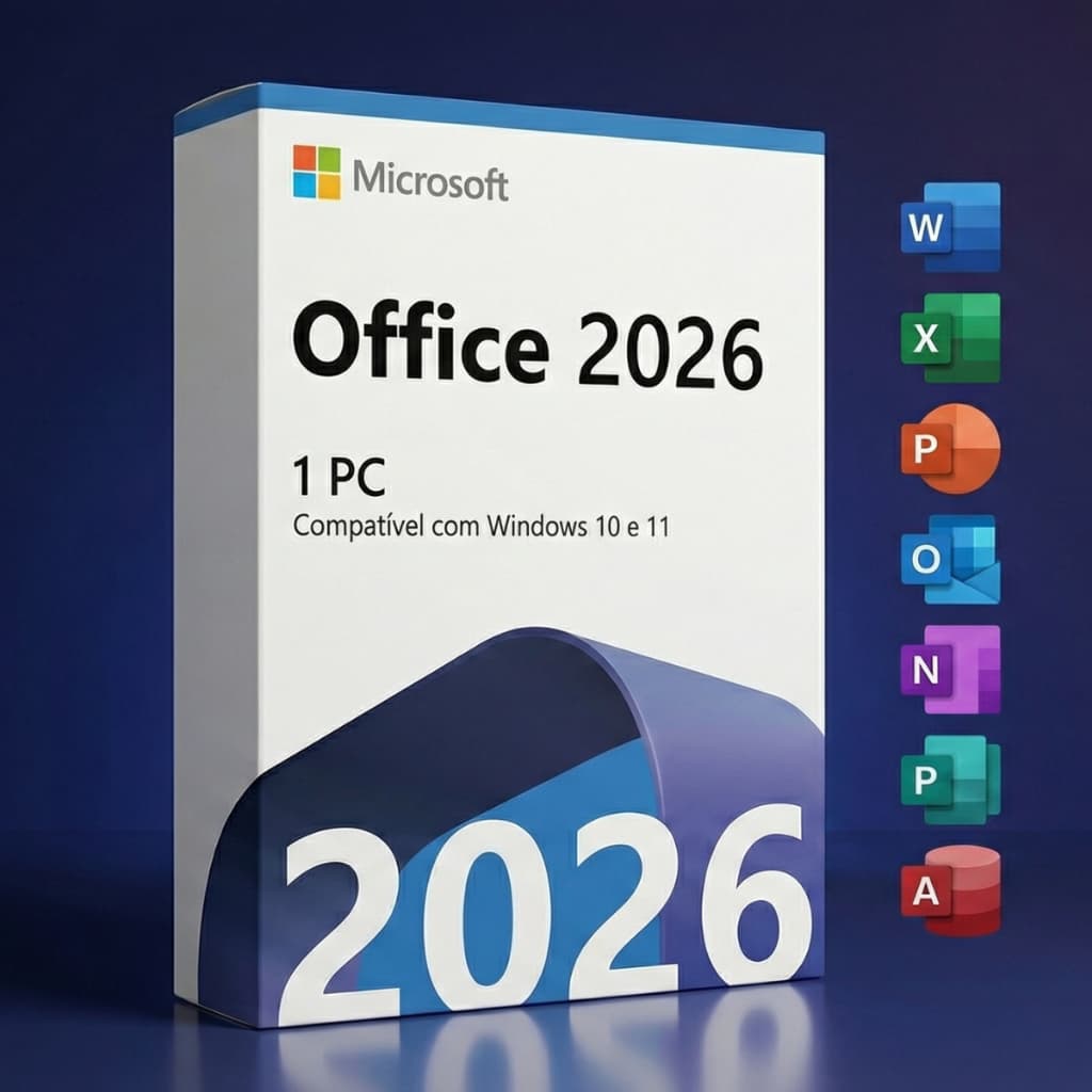 Microsoft Office 2026 Profissional Entrega Física Nota Fiscal