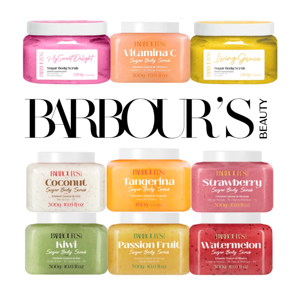 Esfoliante Corporal Barbour's  Beauty Escolha sua Fragrancia - 400-200g