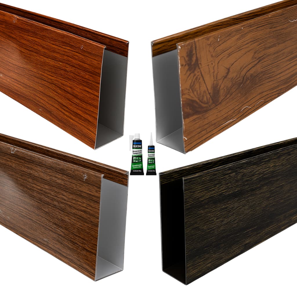 Salva Porta Chapa Amadeirada 60cm á 100cm 25cm altura 3,5cm Várias cores