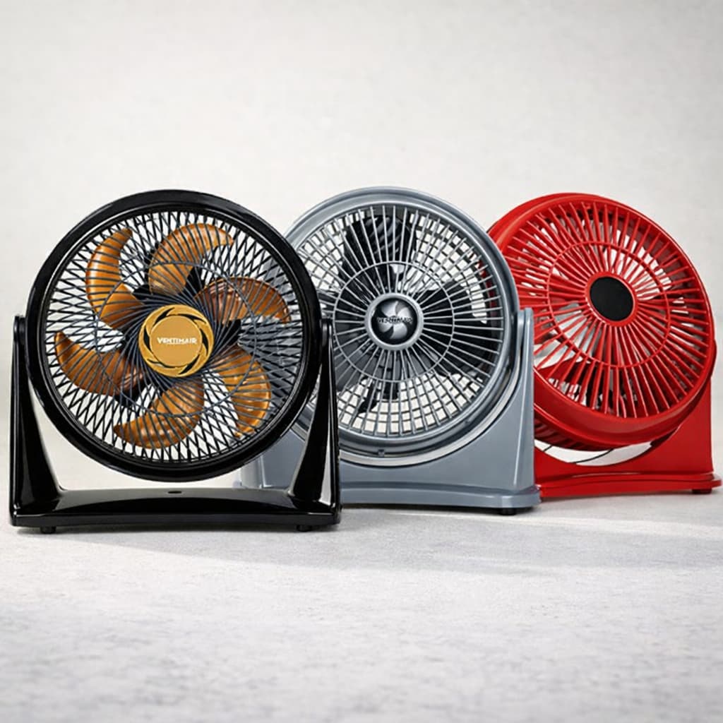 Ventilador Circulador de Ar Turbo Silencioso Forte Compacto Mesa Parede Chão Ventimais 35cm ou 25cm