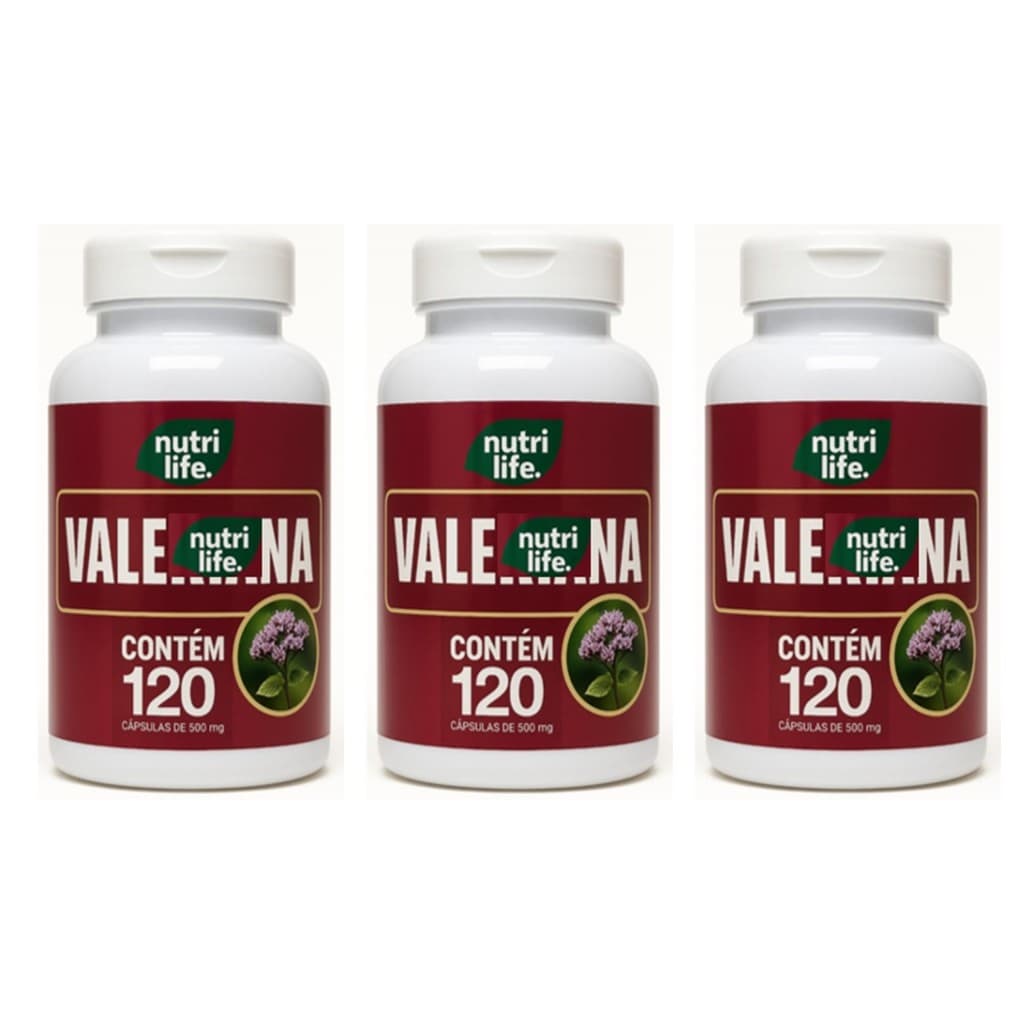 3Un VALE PAZ/SOSSEGO/CALMA/SONO 120 CAPSULAS 500MG
