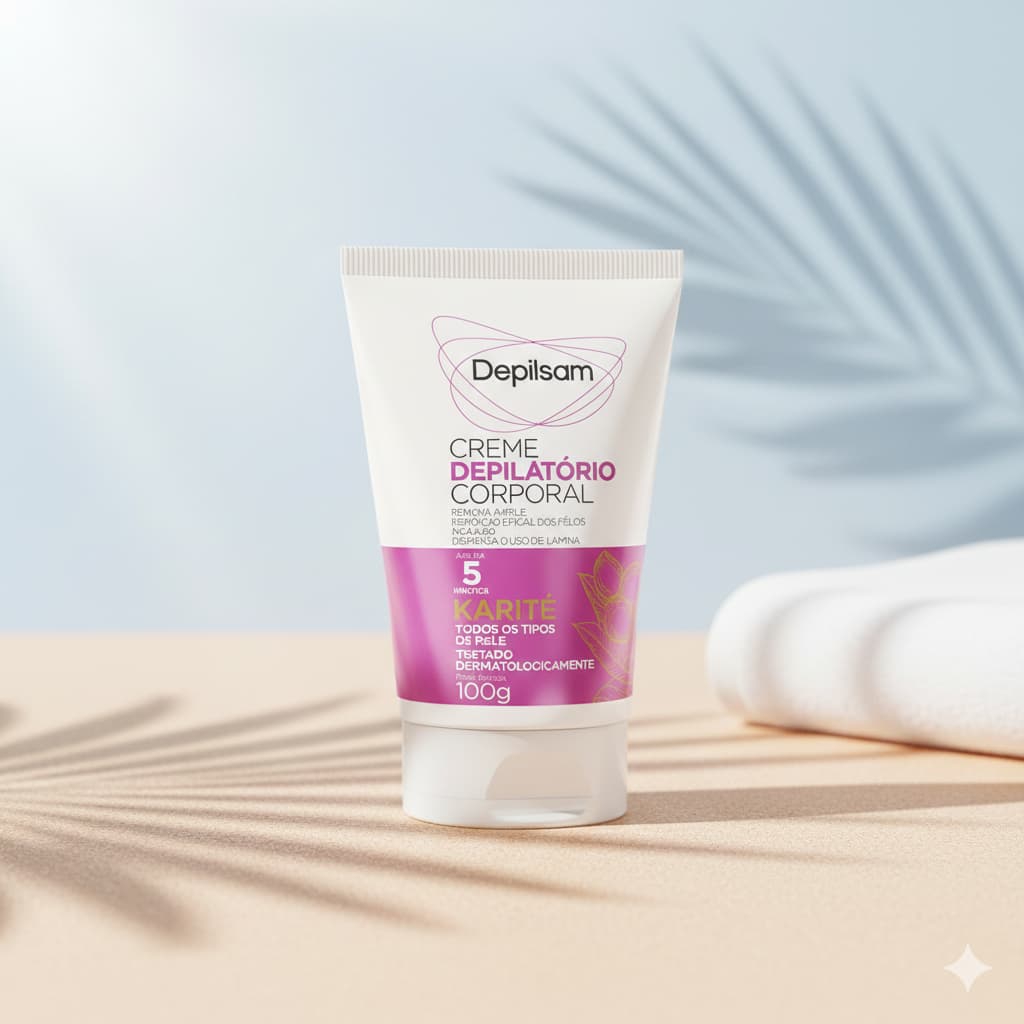 Creme Depilatório Corporal Depilsam Karité 100G