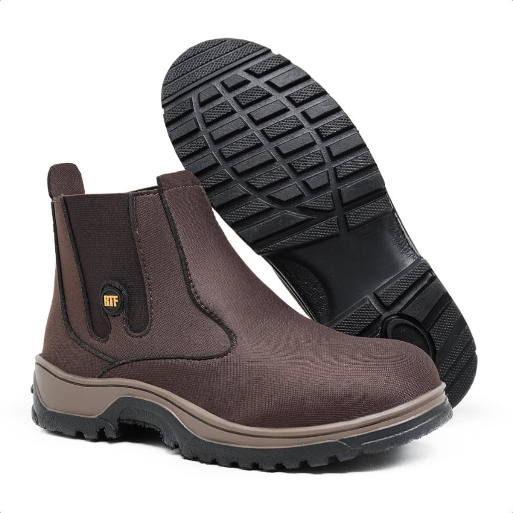 Botina Bota Masculina Trabalho Calce Facil Lançamento Promoção