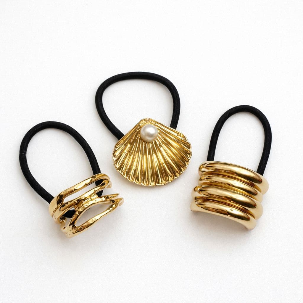 Kit 3 Xuxinhas Rabico de Cabelo c/ Acessório