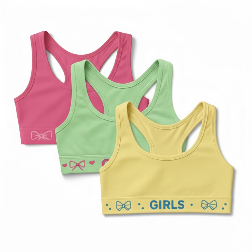 Top Nadador Infantil Juvenil Charme 4 A 12 Anos Microfibra 1, 2 ou 3 Peças