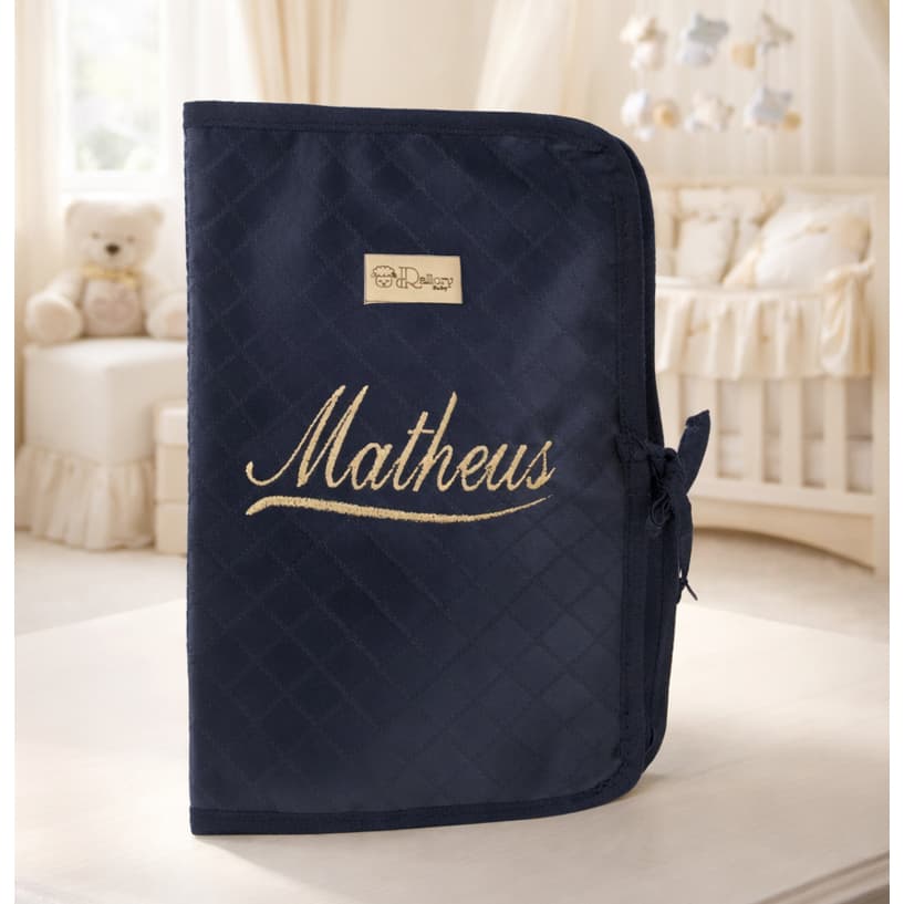 Porta Carteira De Vacinação Com Nome Personalizado