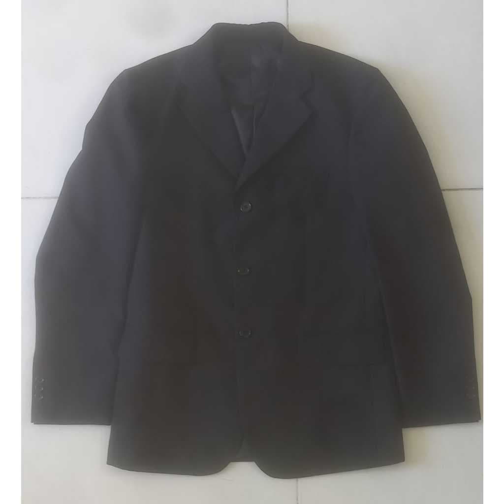 Cia Do Terno Blazer Paletó Masculino Preto Clássico 3 Botões (Usado)