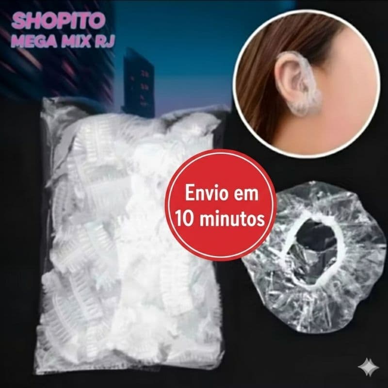 protetor de orelhas descartavel 100 unidades