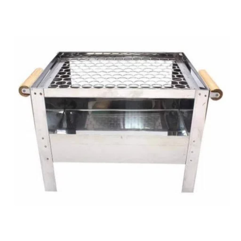Churrasqueira Pequena De Inox Mini Grill Para Mesa Bancada