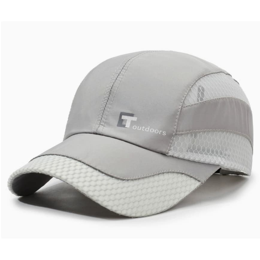 Boné Tactel de Beisebol Unissex com Proteção Solar UV e Secagem Rápida Outdoors