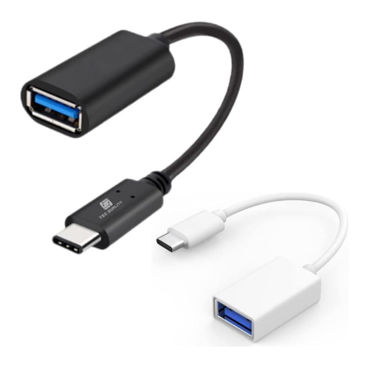 Cabo Adaptador OTG USB para Tipo C Mouse Teclado Pendrive 3.0