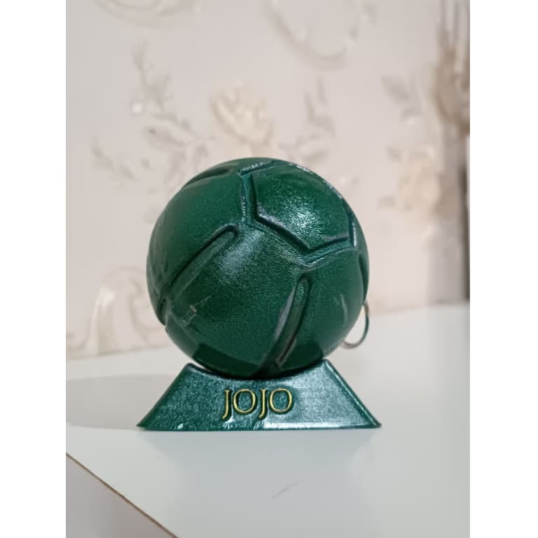 Steel Ball Jojo's Bizarre Adventure Steel Ball Run Gyro Zeppeli Retrátil | Bola de Aço | Réplica para Cosplay